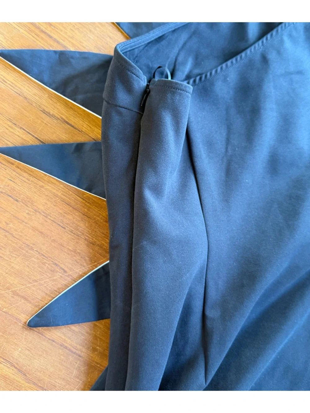 AKIRA Draco Pointed Mini Dress Black White Sculptural One Shoulder Size XL - Picture 12 of 12